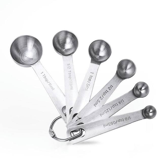 Measuring Spoons Stainless Steel Measuring Spoons Set of Kitchen Piece Tbsp Dry and Liquid Ingredients Etc