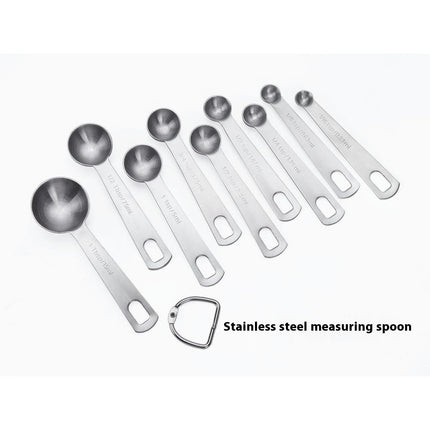 Measuring Spoons Stainless Steel Measuring Spoons Set of Kitchen Piece Tbsp Dry and Liquid Ingredients Etc