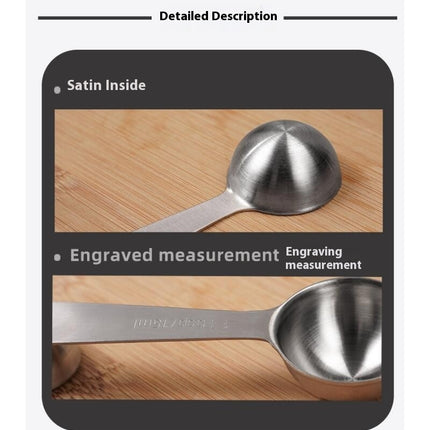 Measuring Spoons Stainless Steel Metal Kitchen Cooking Measuring Tools Set For Dry and Liquid Ingredients