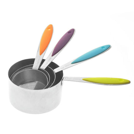 Stainless Steel Measuring Cups and Spoons Sets Nesting Metal Measuring Cups Set Kitchen Gadgets for Cooking