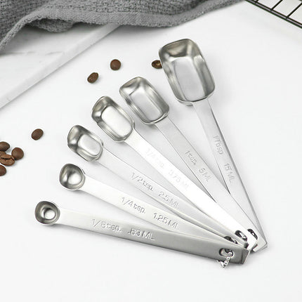 Measuring Spoons Set Mini Stainless Steel Measuring Spoon for Measuring Dry Liquid Ingredients Scoop Set