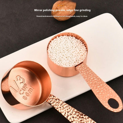 Measuring Cups and Spoons Set Stainless Steel Measure Kitchen and Baking Measurement Cups Spoons Set