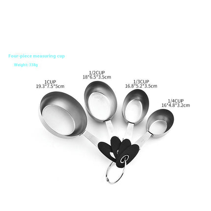 Heavy Duty Stainless Steel Measuring Spoons Set Rustproof and Durable Multiple Sizes for Easy Spice Jar