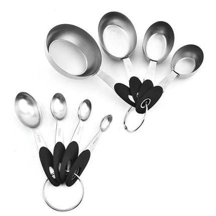 Heavy Duty Stainless Steel Measuring Spoons Set Rustproof and Durable Multiple Sizes for Easy Spice Jar