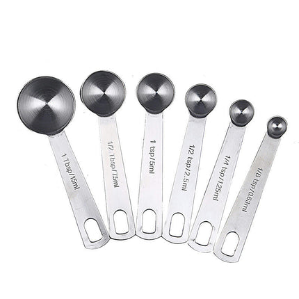 Stainless Steel Measuring Spoons Set Metal For Measuring Dry and Liquid Ingredients of Cooking Baking