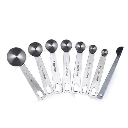 Stainless Steel Measuring Spoons Set Metal For Measuring Dry and Liquid Ingredients of Cooking Baking