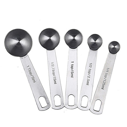 Stainless Steel Measuring Spoons Set Metal For Measuring Dry and Liquid Ingredients of Cooking Baking