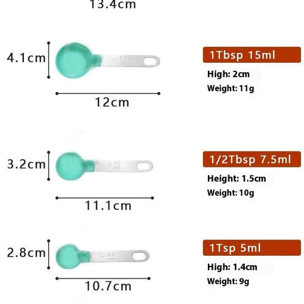 Measuring Cups and Spoons Set Cup Nesting Measure with Stainless Steel Handle For Kitchen Dry Liquid Ingredient