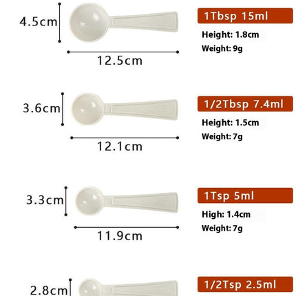 Measuring Cups and Spoons Set Cute Plastic Measuring Cups Spoons For Cooking Metric Measure Cups Spoons