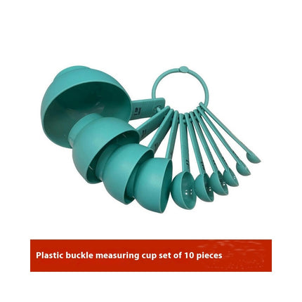 Plastic Measuring Cups and Spoons Set of Plastic Measuring Cups Spoons For Baking and Cooking Kitchen Gadgets