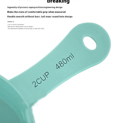 Measuring Spoons and Cups Set of Piece Nesting Plastic Measuring Cups Set For Measuring Dry and Liquid Ingredients