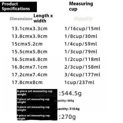 Measuring Cups and Spoons Set Of Piece Nesting Stainless Steel Measuring Cups Set With Soft Touch Silicone Handles