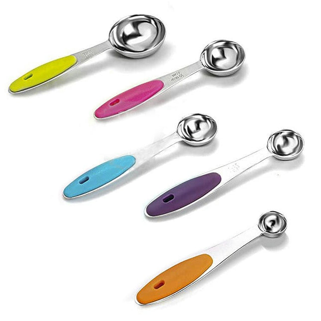 Measuring Cups and Spoons Set Stainless Steel Includes for Dry or Liquid Ingredients Spice Jars Baking & Cooking