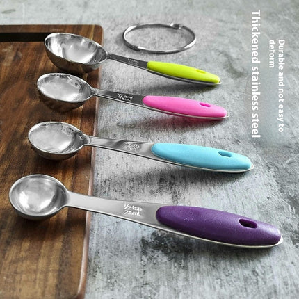 Measuring Cups and Spoons Set Stainless Steel Includes for Dry or Liquid Ingredients Spice Jars Baking & Cooking