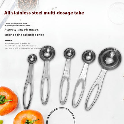 Measuring Spoons Set Heavy Duty Stainless Steel Tablespoon Baking Measure Spoon Removable Small Teaspoon