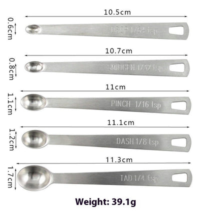 Stainless Steel Measuring Spoons Sets Metal Measuring Spoons For Sugar Teaspoons For Home And Office