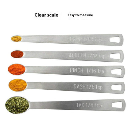 Stainless Steel Measuring Spoons Sets Metal Measuring Spoons For Sugar Teaspoons For Home And Office