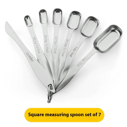 Measuring Cups and Spoons Set Stainless Steel Measuring Cups Stackable Nesting Metal Measuring Cups Set