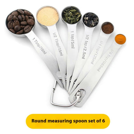 Measuring Cups and Spoons Set Stainless Steel Measuring Cups Stackable Nesting Metal Measuring Cups Set