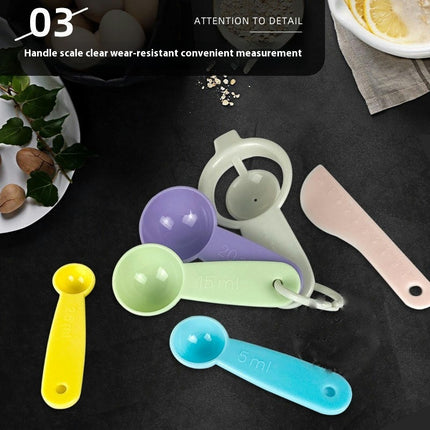 Plastic Measuring Spoons Plastic Measuring Spoons with Egg Separator For Dry or Liquid Ingredients Set