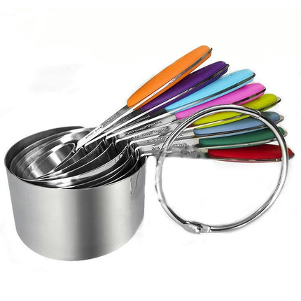 Measuring Cups Set Stainless Steel Includes Measuring Cups Measuring for Dry or Liquid Ingredients Set