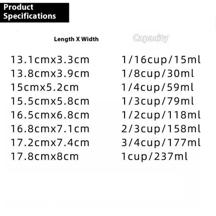 Measuring Cups Set Stainless Steel Includes Measuring Cups Measuring for Dry or Liquid Ingredients Set