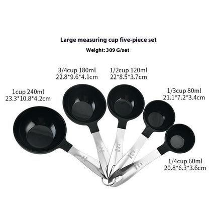 Kitchen 13PC Measuring Cups Set and Measuring Spoon Set Stainless Steel Handles Nesting Kitchen Measuring Set