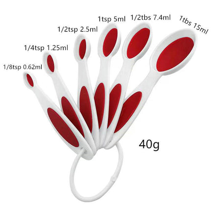 Plastic Measuring Cups and Spoons Set Measuring Spoons for Baking and Cooking for Measuring Dry and Liquid Ingredients