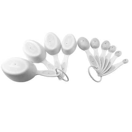 Plastic Measuring Cups and Spoons Set Measuring Spoons for Baking and Cooking for Measuring Dry and Liquid Ingredients