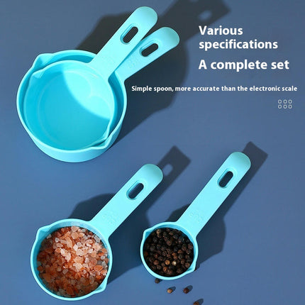 Mini Measuring Spoons Set Of 10 Plastic - Kitchen Gadgets For Measuring Dry and Liquid Etc Ingredient