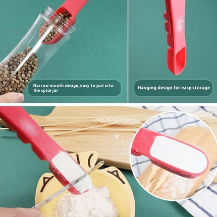 4 pc Measuring Spoons (1/4 tsp, 1/2 tsp, 1 tsp, 1 Tbs) 4 Piece Set for Dry and Liquid Ingredients Etc