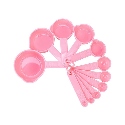 Measuring Cups and Spoons Set of Measuring Spoons Plastic Measuring Cups Spoon for Kitchen Measuring Tools