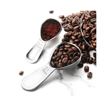 Stainless Steel Measuring Spoon Corrosion Resistant With Scale Graduated Spoon For Coffee Scales Baking