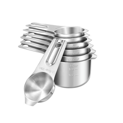 Measuring Cups and Spoons Set Heavy Duty Stainless Steel Measuring Cups and Spoons Set Of 7 Measuring Cups