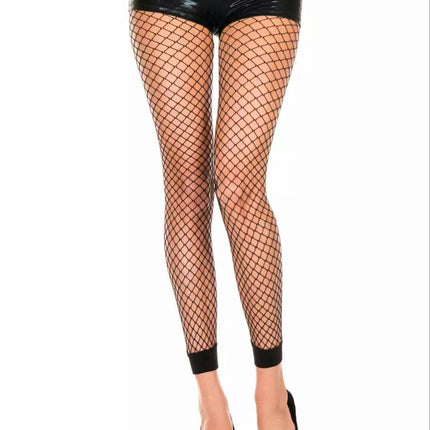 3 Pairs Women Sexy Tights Fishnet Opening Leggings Hollow Fishnet Socks