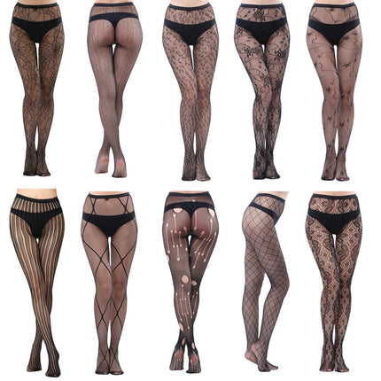 3 PCS Fishnet Stockings for Women, Fish Nets Women Tights, Fishnet Tights Ladies Plus Size