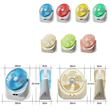 Portable Tabletop Fan â€?Quiet Personal Fan for Home or Office, 3 Speeds and 360 degrees Pivoting Head