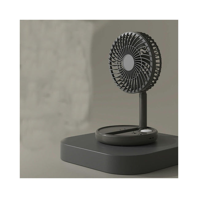 Portable Desk Fan, USB Battery Operated Fan 3 Speeds Foldable Personal Fan for Bedroom