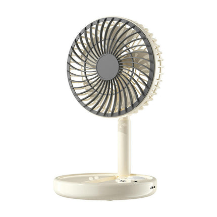 Portable Desk Fan, USB Battery Operated Fan 3 Speeds Foldable Personal Fan for Bedroom