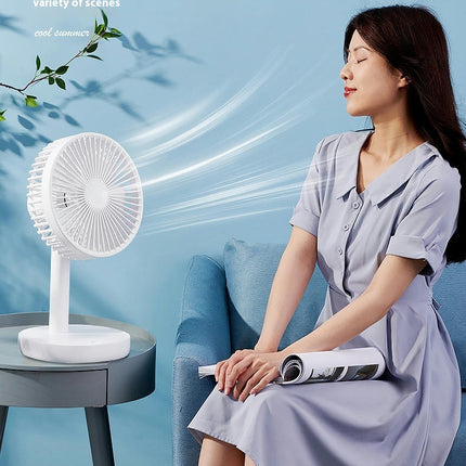 4 Speeds Strong Desk Fan,Personal Portable Mini USB Fan for Bedroom Desk Home