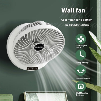 Personal Fan Small Desktop Globe Fan, USB Rechargeable Fan , Quiet Fan for Bedside Table Top and Desk