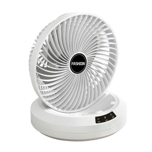 Personal Fan Small Desktop Globe Fan, USB Rechargeable Fan , Quiet Fan for Bedside Table Top and Desk