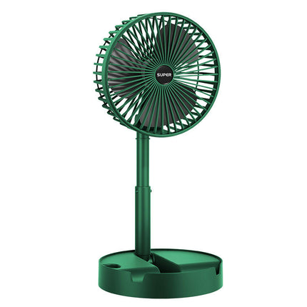 2 Speeds Stretch and Fold Desk Fan , Personal Portable Mini USB Fan for Bedroom Desk Home