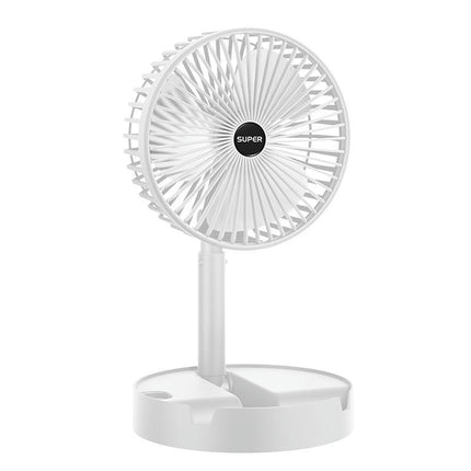 2 Speeds Stretch and Fold Desk Fan , Personal Portable Mini USB Fan for Bedroom Desk Home