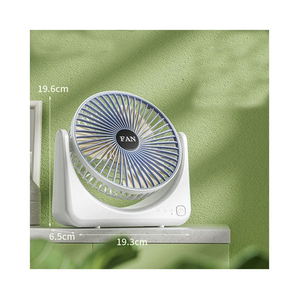 3 Speed Small Room Air Circulator Fan Table Fan for Bedroom-Bedside Fan for College Dorm Room