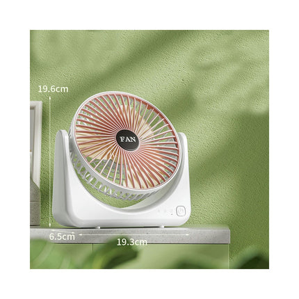 3 Speed Small Room Air Circulator Fan Table Fan for Bedroom-Bedside Fan for College Dorm Room