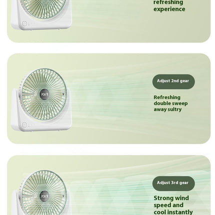 3 Speed Small Room Air Circulator Fan Table Fan for Bedroom-Bedside Fan for College Dorm Room