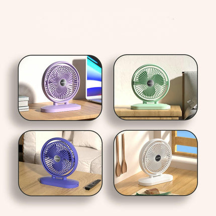 USB Desk Fan Small Quiet - 3 Speeds Mini Personal Portable Fan Office Desktop Fan