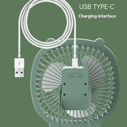 Small USB Desk Fan,3 Speeds Portable Table Fan, for Home Office Bedroom Dorm Summer Gift