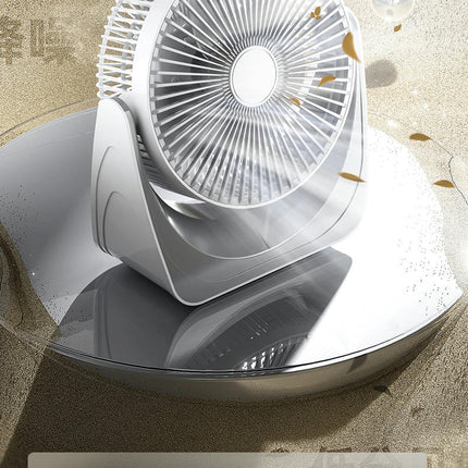 USB Small Desk Fan, Portable Fans with 5 Speeds Strong Airflow, Personal Table Fan for Home Office Bedroom